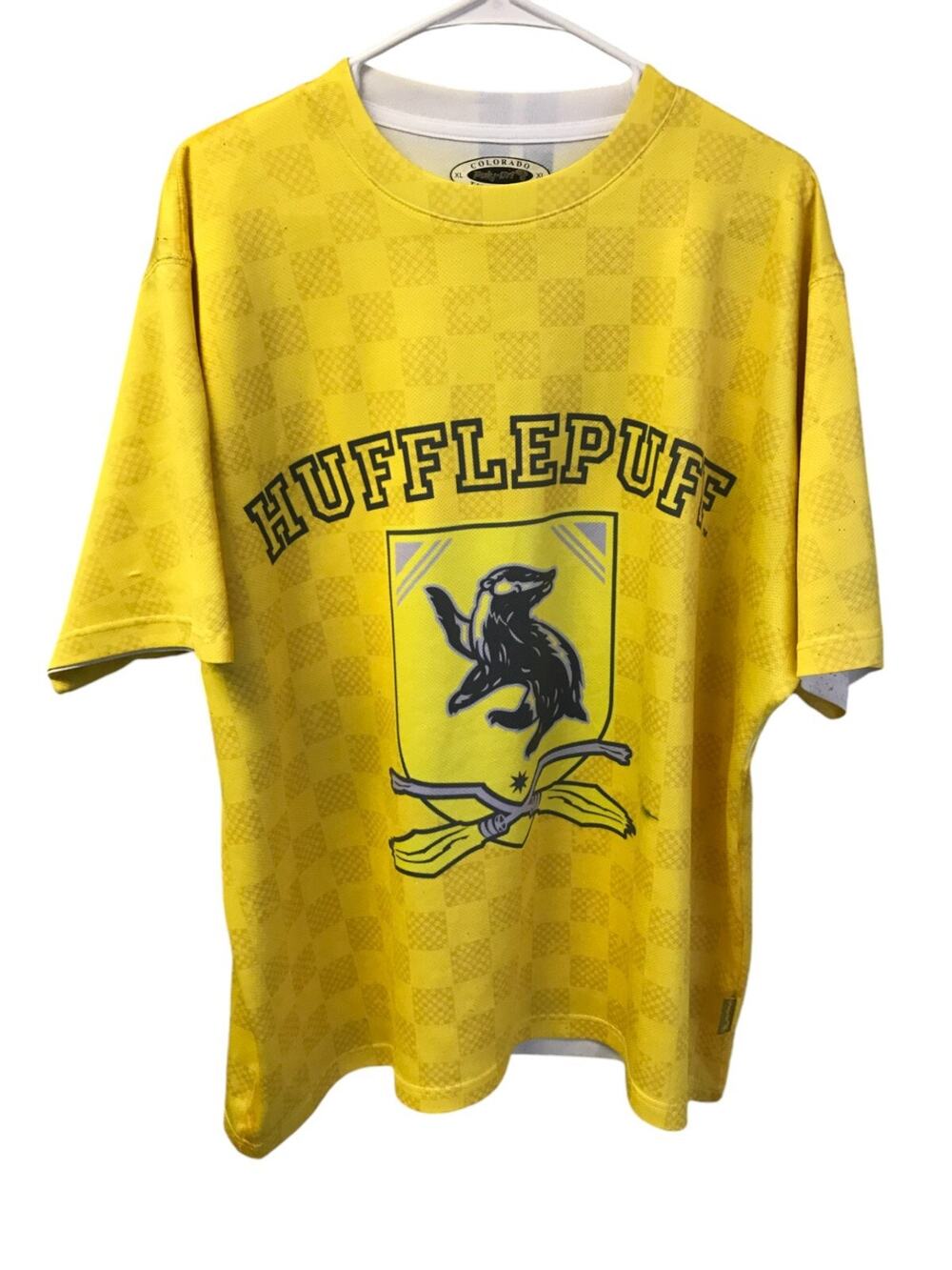 Colorado Timberline Hufflepuff T Shirt Kids XL Yellow Graphic Print Short Sleeve